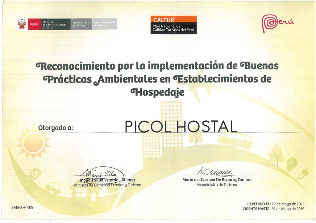 Picol Hostal Cusco Extérieur photo